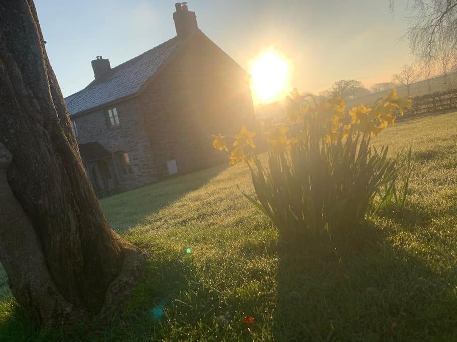 فيلا Coed Farm-Hot Tub-Sleeps 12-Near بريكون المظهر الخارجي الصورة